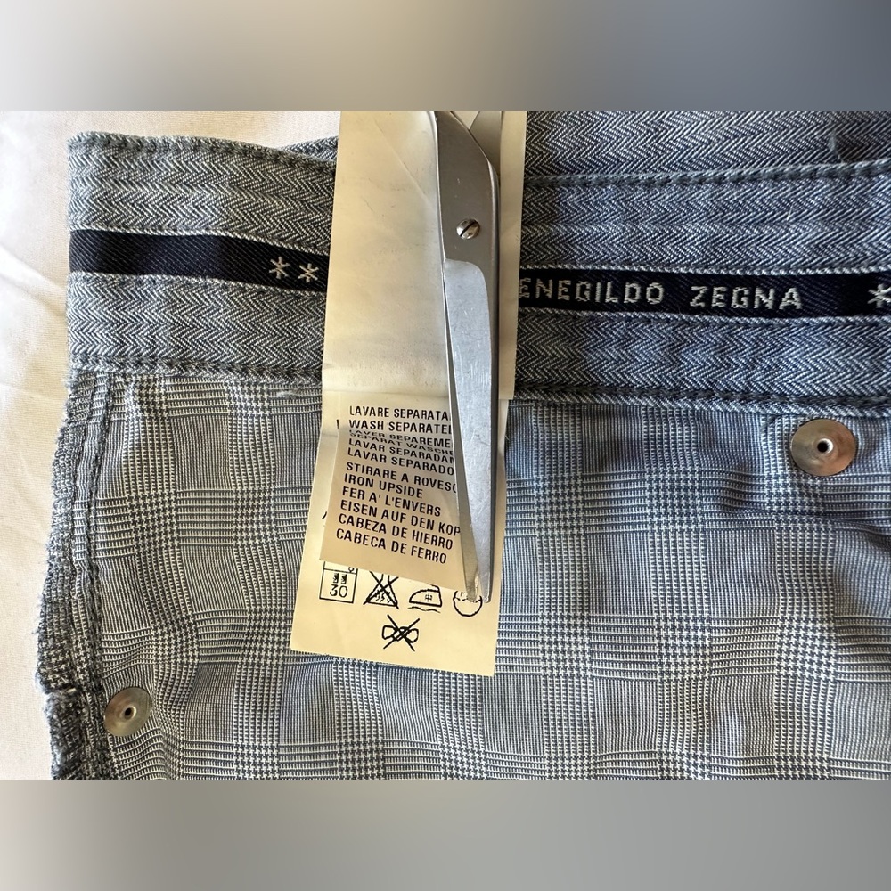 Ermenegildo Zegna Gray Denim Jeans - Picture 12 of 14